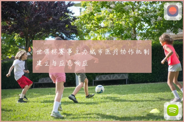 世俱杯赛事主办城市医疗协作机制建立与应急响应